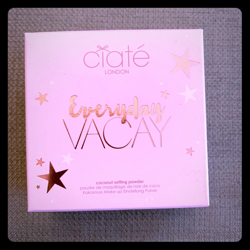 NIB Ciate Everyday Vacay coconut setting powder